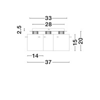 Nova Luce 9236203 MIRBI Deckenleuchte Schwarz/Rauch 5