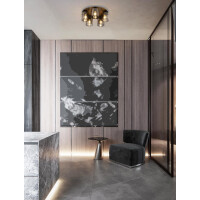 Nova Luce 9236204 MIRBI Deckenleuchte Schwarz/Rauch 2