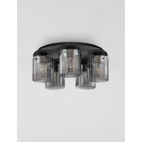 Nova Luce 9236204 MIRBI Deckenleuchte Schwarz/Rauch 3