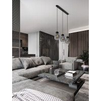 Nova Luce 9009272 BLACU Pendelleuchte Schwarz 2