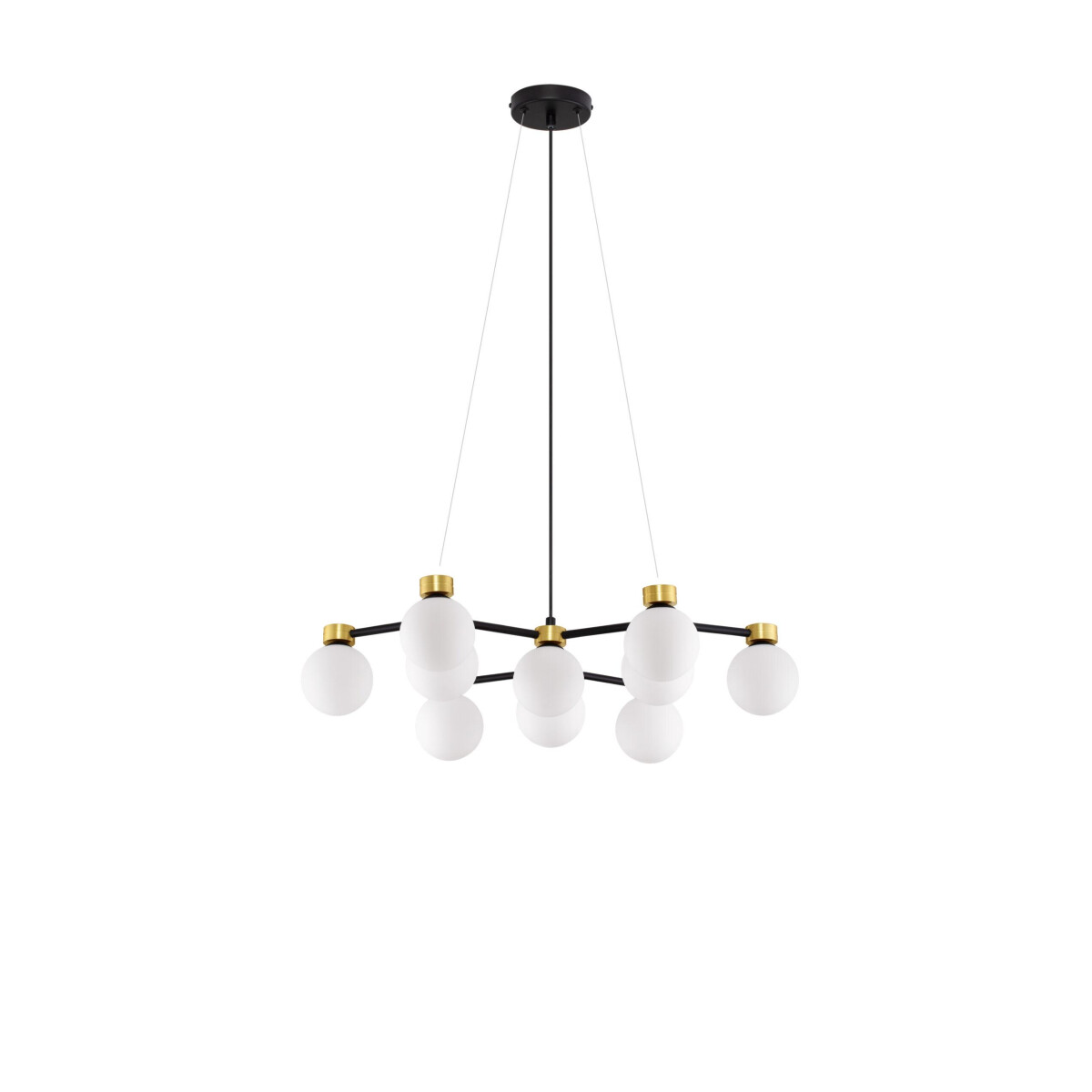 5212017468031 - 9620161 OVALINO Pendelleuchte Schwarz   Gold