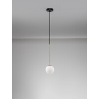 Nova Luce 9620157 SAVOY Pendelleuchte Schwarz / Gold 3