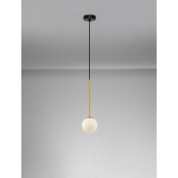 Nova Luce 9620157 SAVOY Pendelleuchte Schwarz / Gold 4