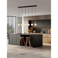Nova Luce 9620159 SAVOY Pendelleuchte Schwarz / Gold 2