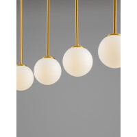 Nova Luce 9620159 SAVOY Pendelleuchte Schwarz / Gold 6