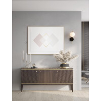 Nova Luce 9620160 SAVOY Wandleuchte Schwarz / Gold 2