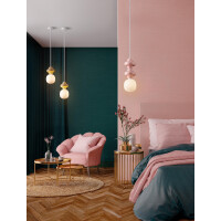 Nova Luce 9009106 CLIO Pendelleuchte Gelb/Weiß 2