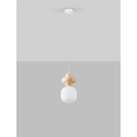 Nova Luce 9009106 CLIO Pendelleuchte Gelb/Weiß 3