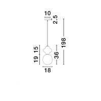Nova Luce 9009106 CLIO Pendelleuchte Gelb/Weiß 6