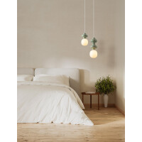 Nova Luce 9009108 CLIO Pendelleuchte Grün/weiß 2