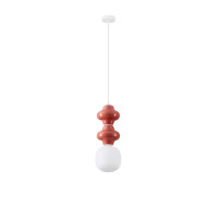 Nova Luce 9009111 CLIO Pendelleuchte Rot gallery