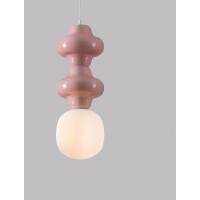 Nova Luce 9009114 CLIO Pendelleuchte Pink/Weiß 5