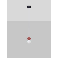 Nova Luce 9577019 ZERO Pendelleuchte Rot 3