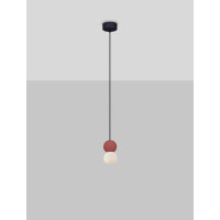 Nova Luce 9577019 ZERO Pendelleuchte Rot 4