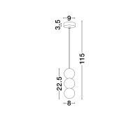 Nova Luce 9577020 ZERO Pendelleuchte Weiß 5