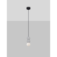 Nova Luce 9577021 ZERO Pendelleuchte Grau 4