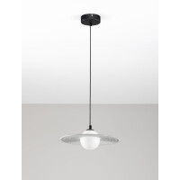 Nova Luce 9780104 REFLET Pendelleuchte Schwarz/Weiß 4