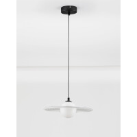 Nova Luce 9780104 REFLET Pendelleuchte Schwarz/Weiß 5