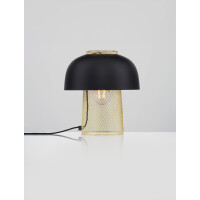 Nova Luce 9001085 SQUBE Tischleuchte Schwarz / Gold 4