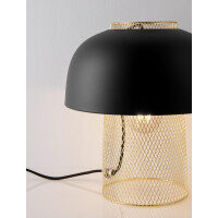 Nova Luce 9001085 SQUBE Tischleuchte Schwarz / Gold 7