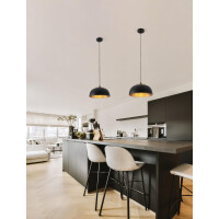 Nova Luce 9001086 SQUBE Pendelleuchte Schwarz / Gold 2