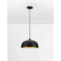 Nova Luce 9001086 SQUBE Pendelleuchte Schwarz / Gold 4