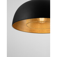 Nova Luce 9001086 SQUBE Pendelleuchte Schwarz / Gold 7