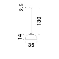 Nova Luce 9001086 SQUBE Pendelleuchte Schwarz / Gold 8
