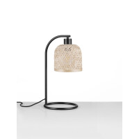 Nova Luce 9001087 INTRA Tischleuchte Natur/Schwarz 3