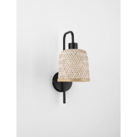 Nova Luce 9001088 INTRA Wandleuchte Natur/Schwarz 3