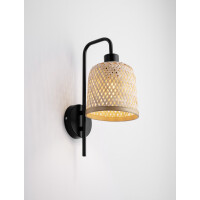 Nova Luce 9001088 INTRA Wandleuchte Natur/Schwarz 5