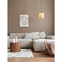 Nova Luce 9001089 INTRA Pendelleuchte Natur/Schwarz 2