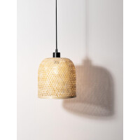 Nova Luce 9001089 INTRA Pendelleuchte Natur/Schwarz 6