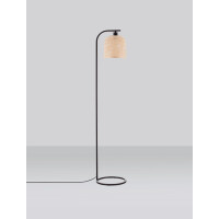 Nova Luce 9001090 INTRA Stehlampe Natur/Schwarz 3
