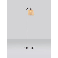 Nova Luce 9001090 INTRA Stehlampe Natur/Schwarz 4