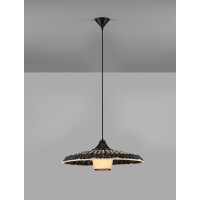 Nova Luce 9586520 AURA Pendelleuchte Natur/Schwarz 3