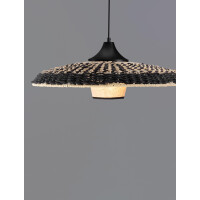 Nova Luce 9586520 AURA Pendelleuchte Natur/Schwarz 4