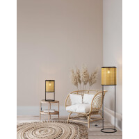 Nova Luce 9001118 ERTO Tischleuchte Natur/Schwarz 2