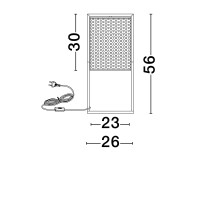 Nova Luce 9001118 ERTO Tischleuchte Natur/Schwarz 6