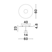 Nova Luce 9248181 NIMA Deckenleuchte Weiß 6