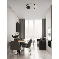 Nova Luce 9030527 HEDRA Deckenleuchte Schwarz 2