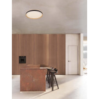 Nova Luce 9030517 VOMOS Deckenleuchte Schwarz/Holzdekor 2