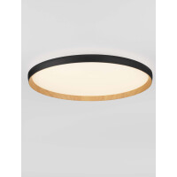 Nova Luce 9030517 VOMOS Deckenleuchte Schwarz/Holzdekor 4
