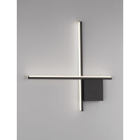 Nova Luce 9006084 CROSS Wandleuchte Schwarz 4