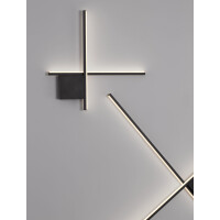 Nova Luce 9006084 CROSS Wandleuchte Schwarz 6