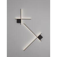 Nova Luce 9006084 CROSS Wandleuchte Schwarz 8