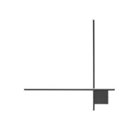 Nova Luce 9006086 CROSS Wandleuchte Schw gallery