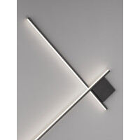 Nova Luce 9006086 CROSS Wandleuchte Schwarz 3