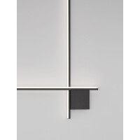 Nova Luce 9006086 CROSS Wandleuchte Schwarz 6