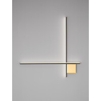 Nova Luce 9006087 CROSS Wandleuchte Schwarz / Gold 3